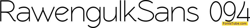 Rawengulk Sans Font