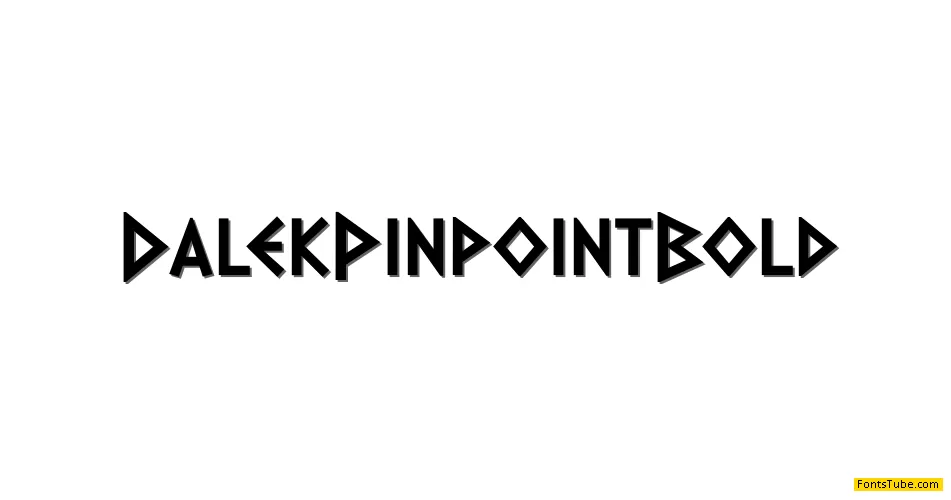 Dalek Pinpoint Font