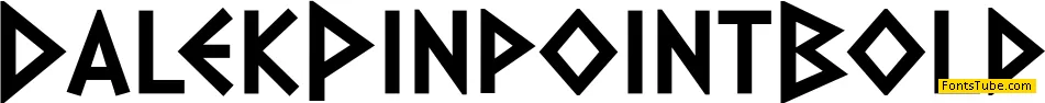 Dalek Pinpoint Font