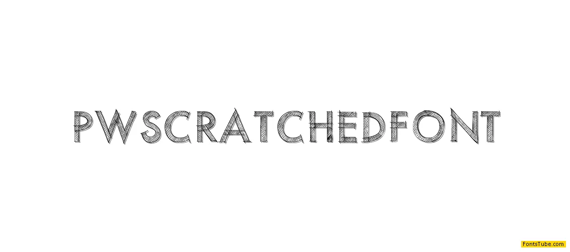 PWScratchedfont Font