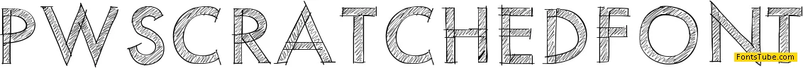 PWScratchedfont Font