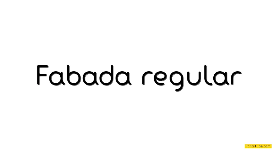 Fabada Font