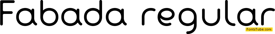 Fabada Font