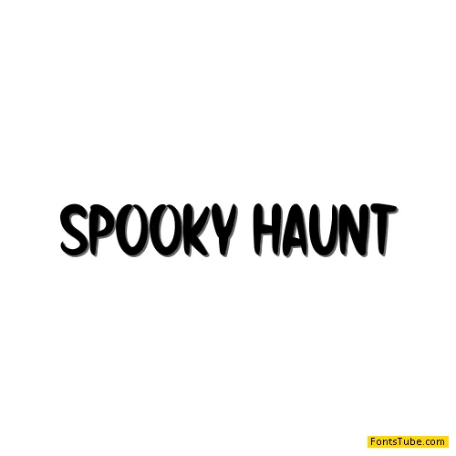 Spooky Haunt Font
