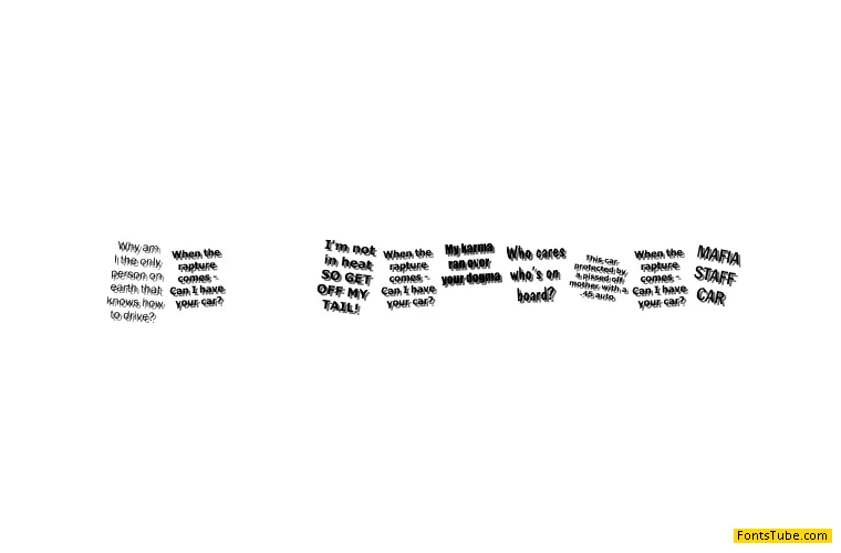 KR Driverz Font