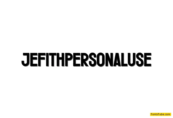Jefith Font Family