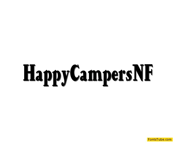 Happy Campers NF Font