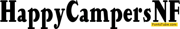 Happy Campers NF Font