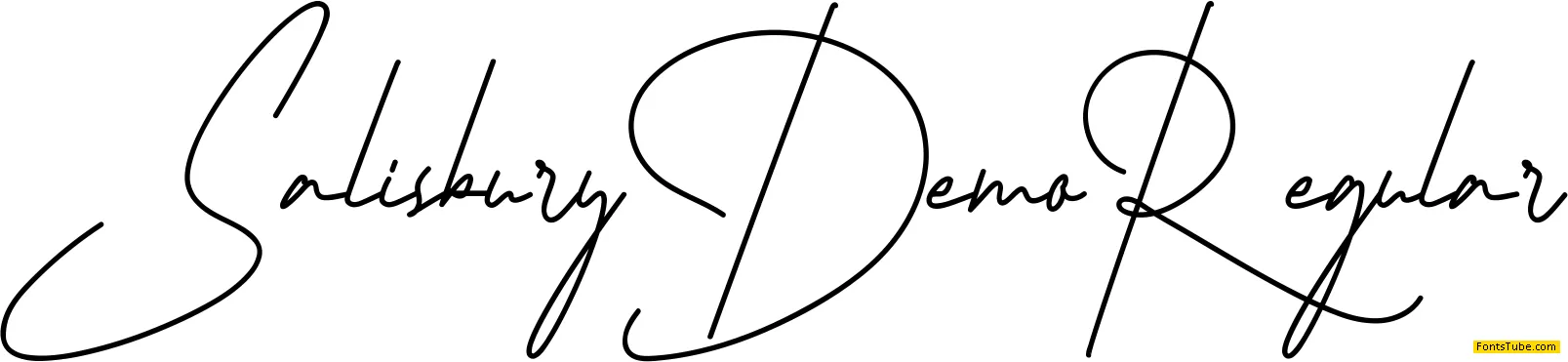 Salisbury Demo Font