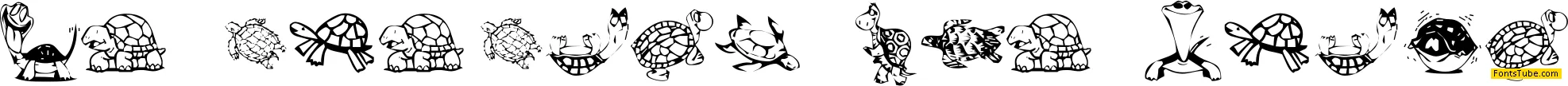 KR Turtles For Julie Font