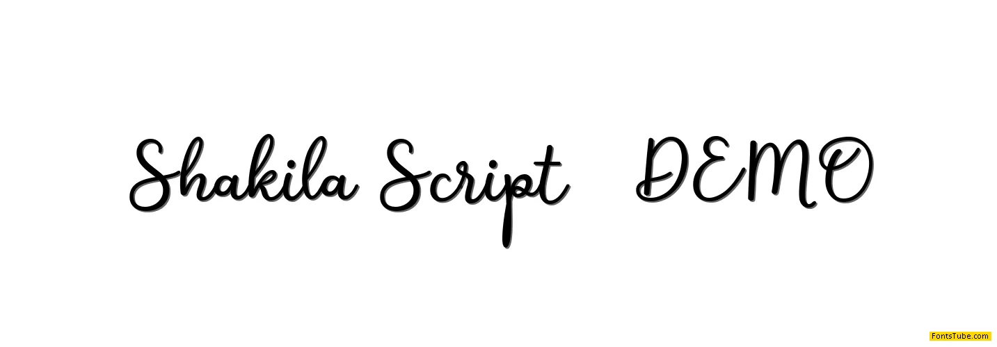 Shakila Script Font