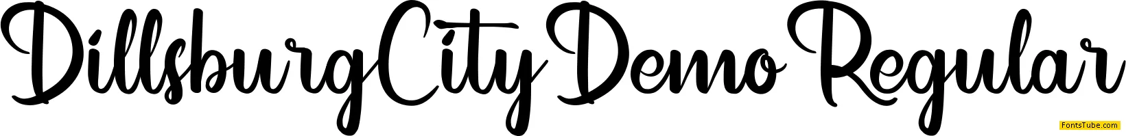 Dillsburg City Demo Font