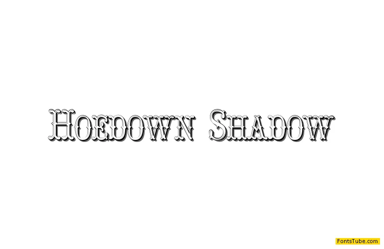 Hoedown Font Family