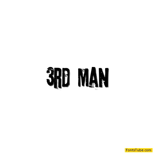 3rd Man Font