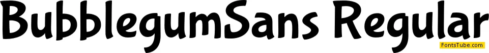 Bubblegum Sans Font