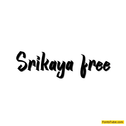 Srikaya free Font