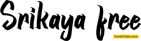 Srikaya free Font