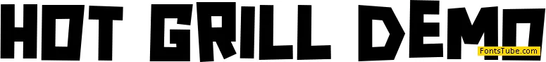 HOT GRILL demo Font