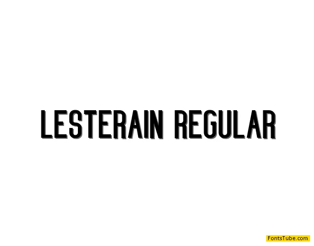 Lesterain Font