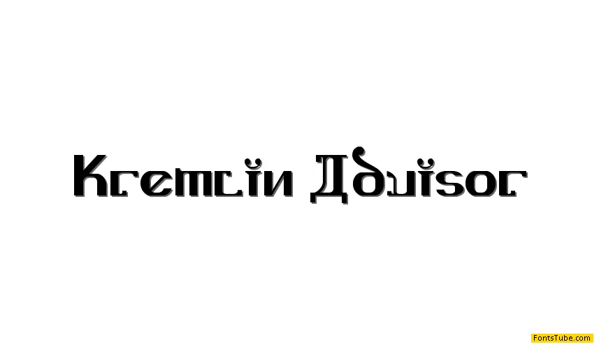 KREMLIN ADVISOR Font