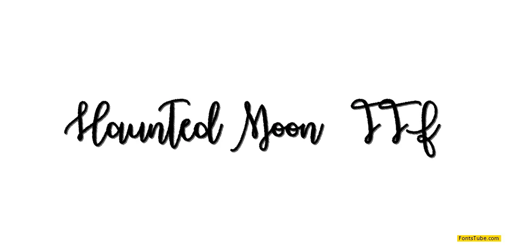 Haunted Moon Font