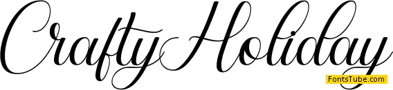 Crafty Holiday Font
