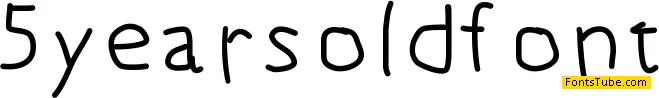 5yearsoldfont Font