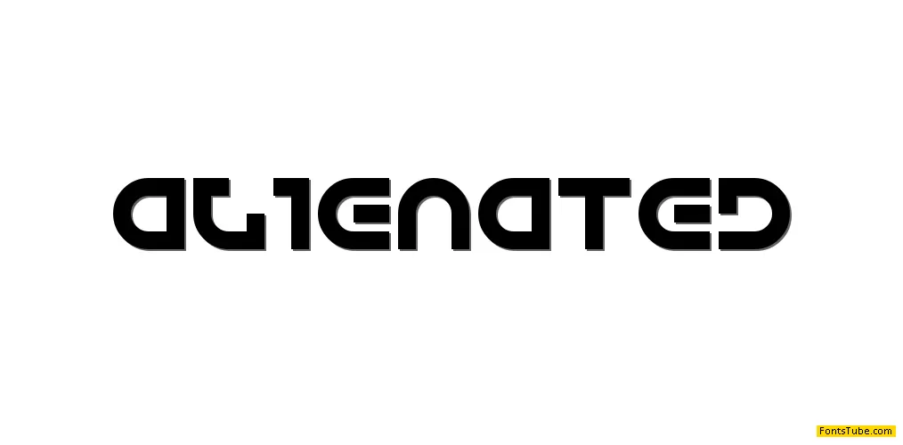 Alienated Font