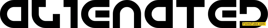 Alienated Font