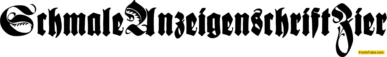 Schmale Anzeigenschrift Font Family