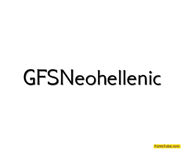 GFS Neohellenic Font Family