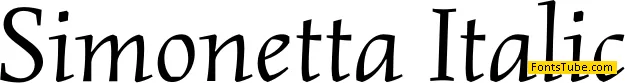 Simonetta Font Family