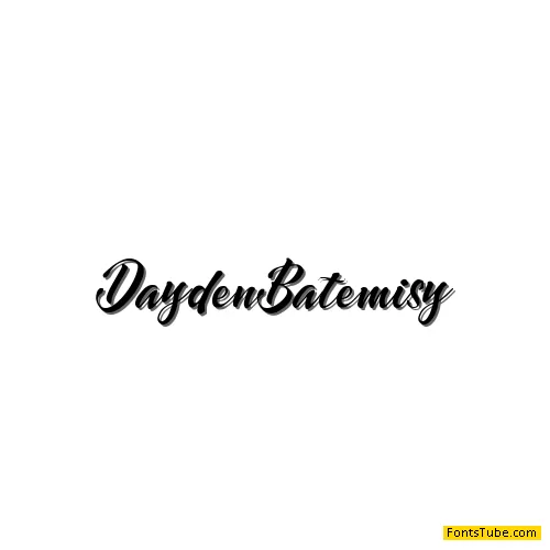 Dayden Batemisy Font