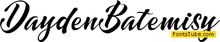 Dayden Batemisy Font