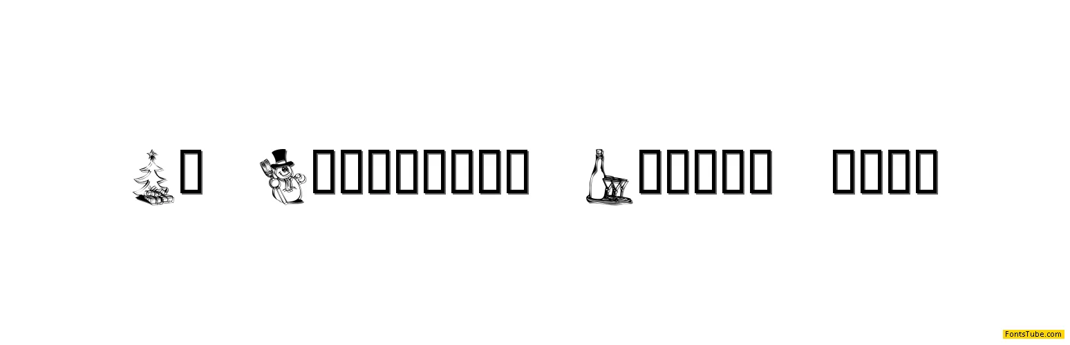 KR Christmas Jewels 2005 Font