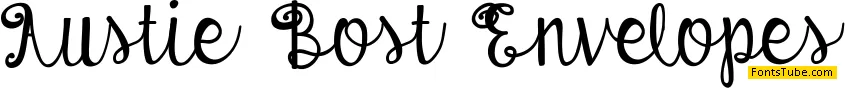 Austie Bost Envelopes Font