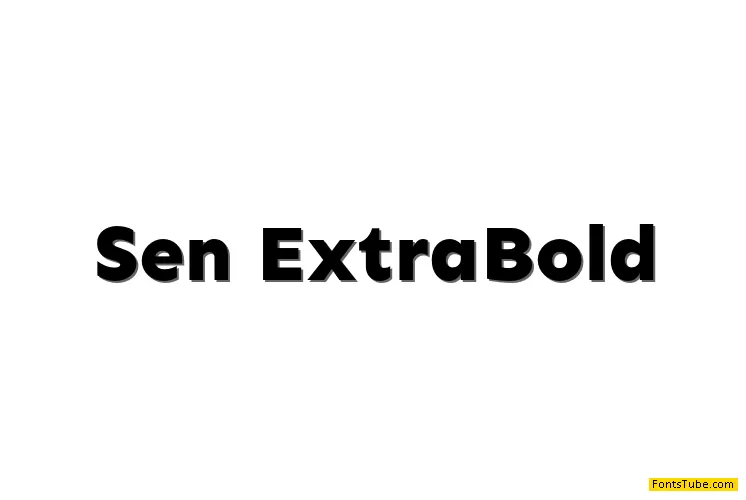 Sen Font Family