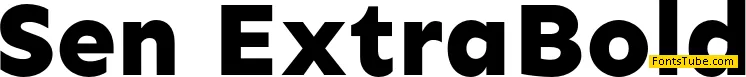 Sen Font Family