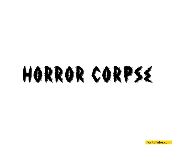 Horror Corpse