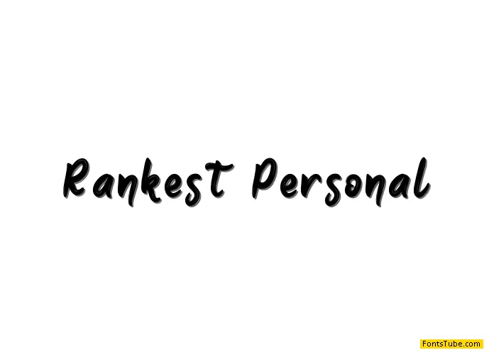 Rankest Font