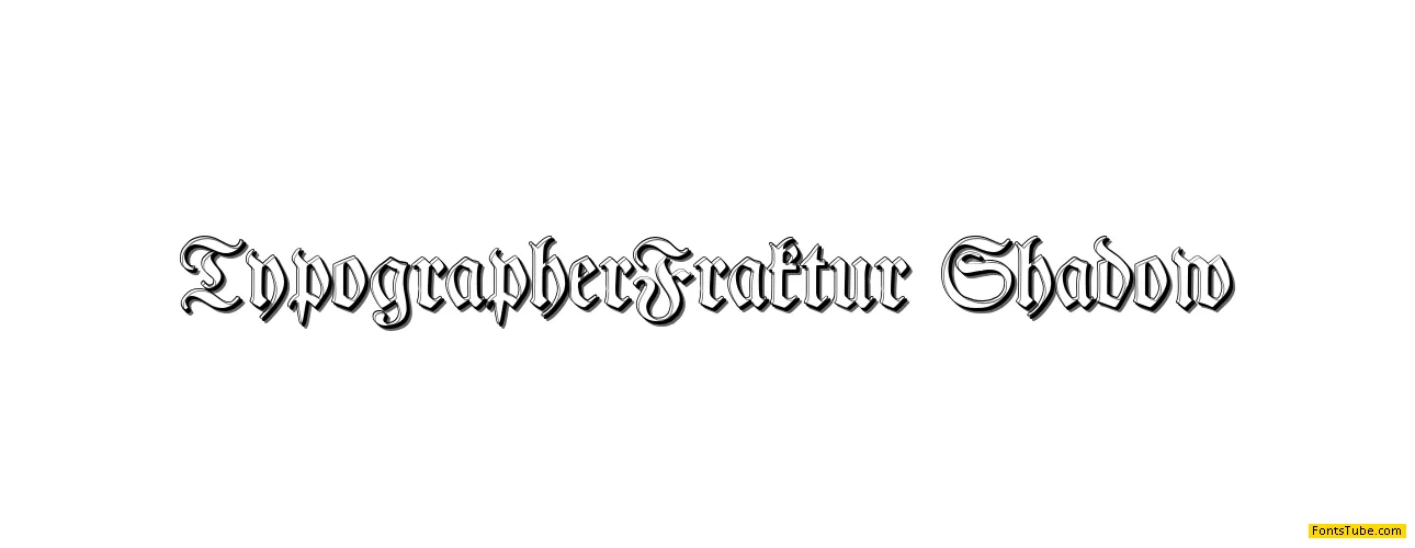 Typographer Fraktur Font Family