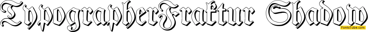Typographer Fraktur Font Family