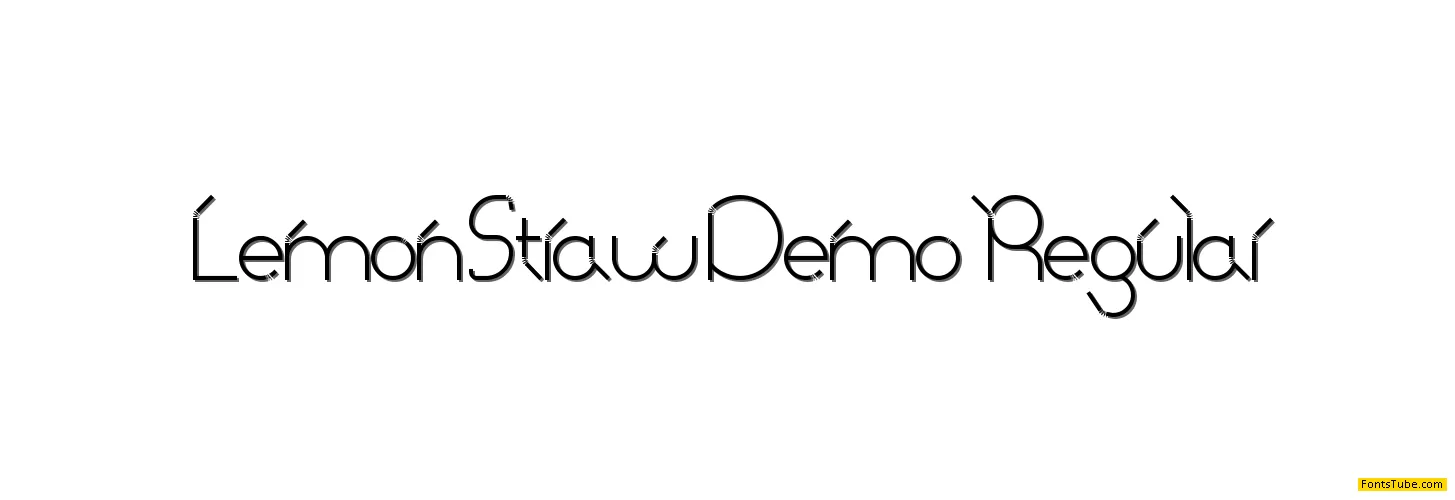 Lemon Straw Demo Font Family