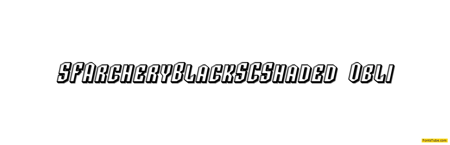 SF Archery Black Font Family