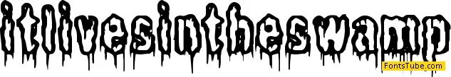 It Lives In The Swamp BRK Font