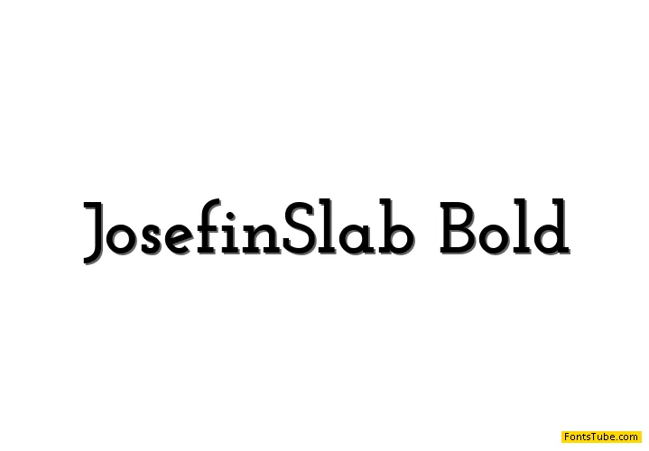 Josefin Slab Font Family