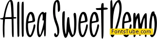 Allea Sweet Demo Font