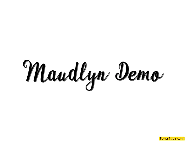 Maudlyn Font