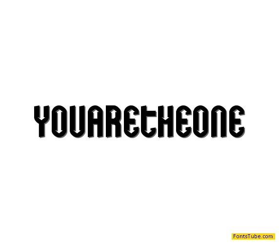 You are the one Font