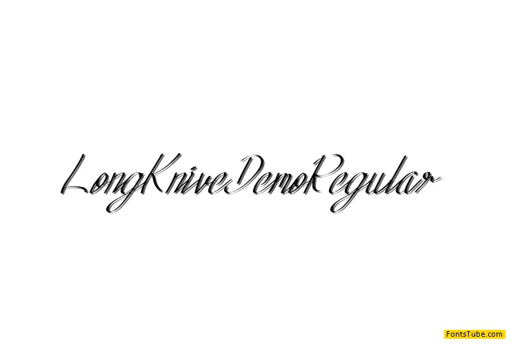 Long Knive Demo Font